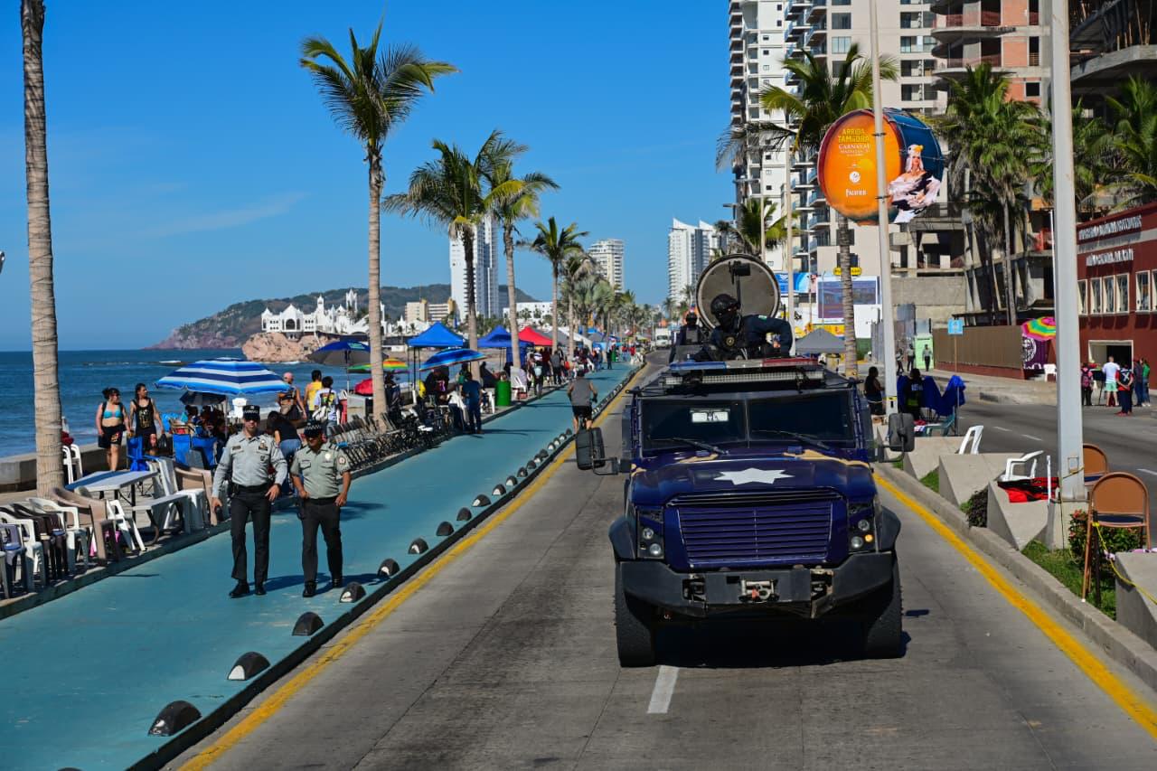 Concluye operativo de seguridad en el Carnaval de Mazatlán