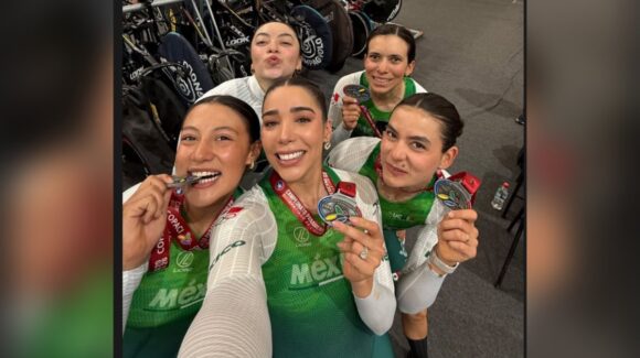 ¡Subcampeonas! Antonieta Gaxiola gana plata en Panamericano de Ciclismo en Chile