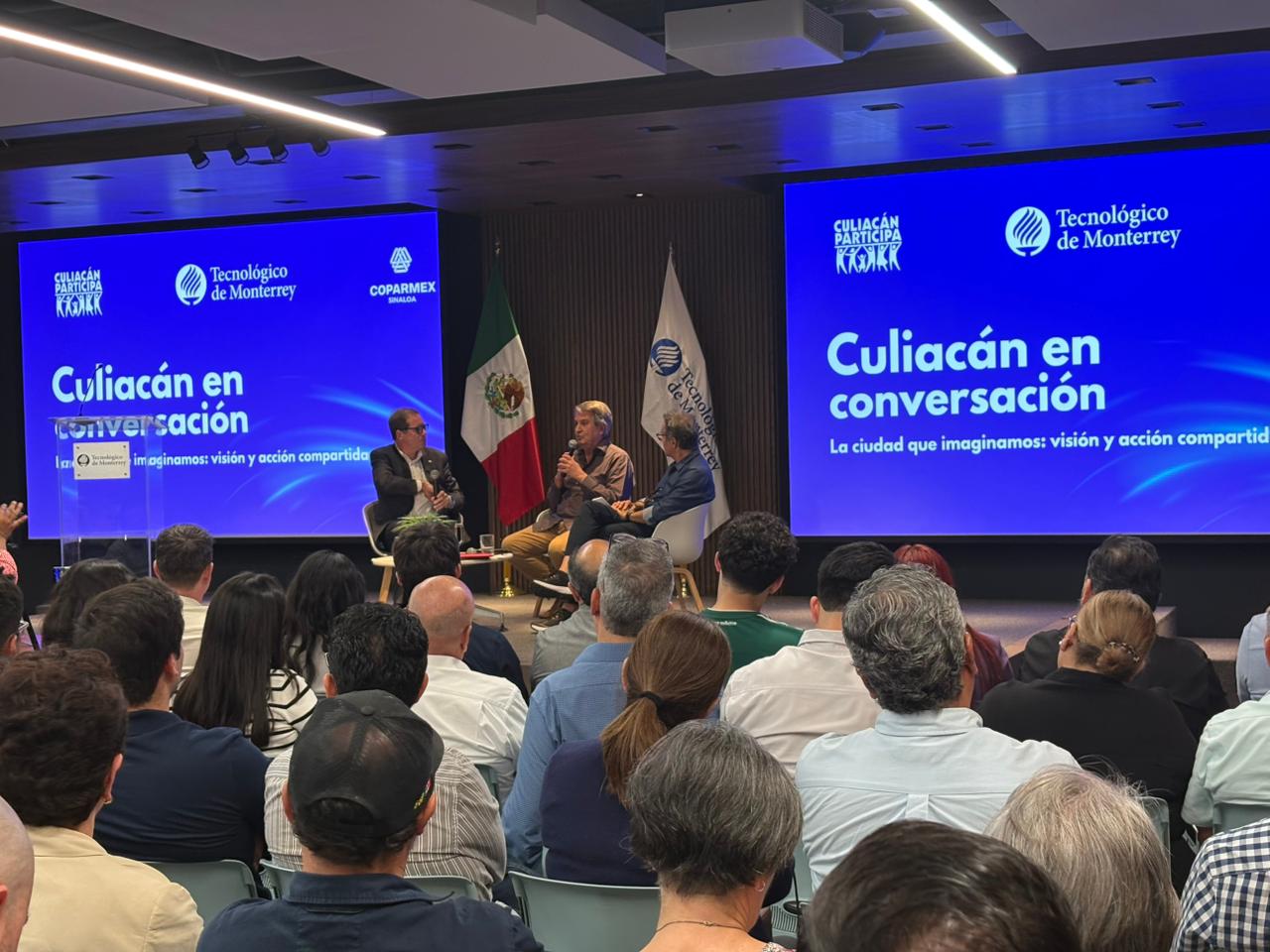 Panel "Culiacán en conversación" en el Tecnológico de Monterrey Campus Sinaloa