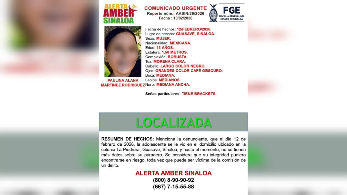 paulina alana localizada en guasave