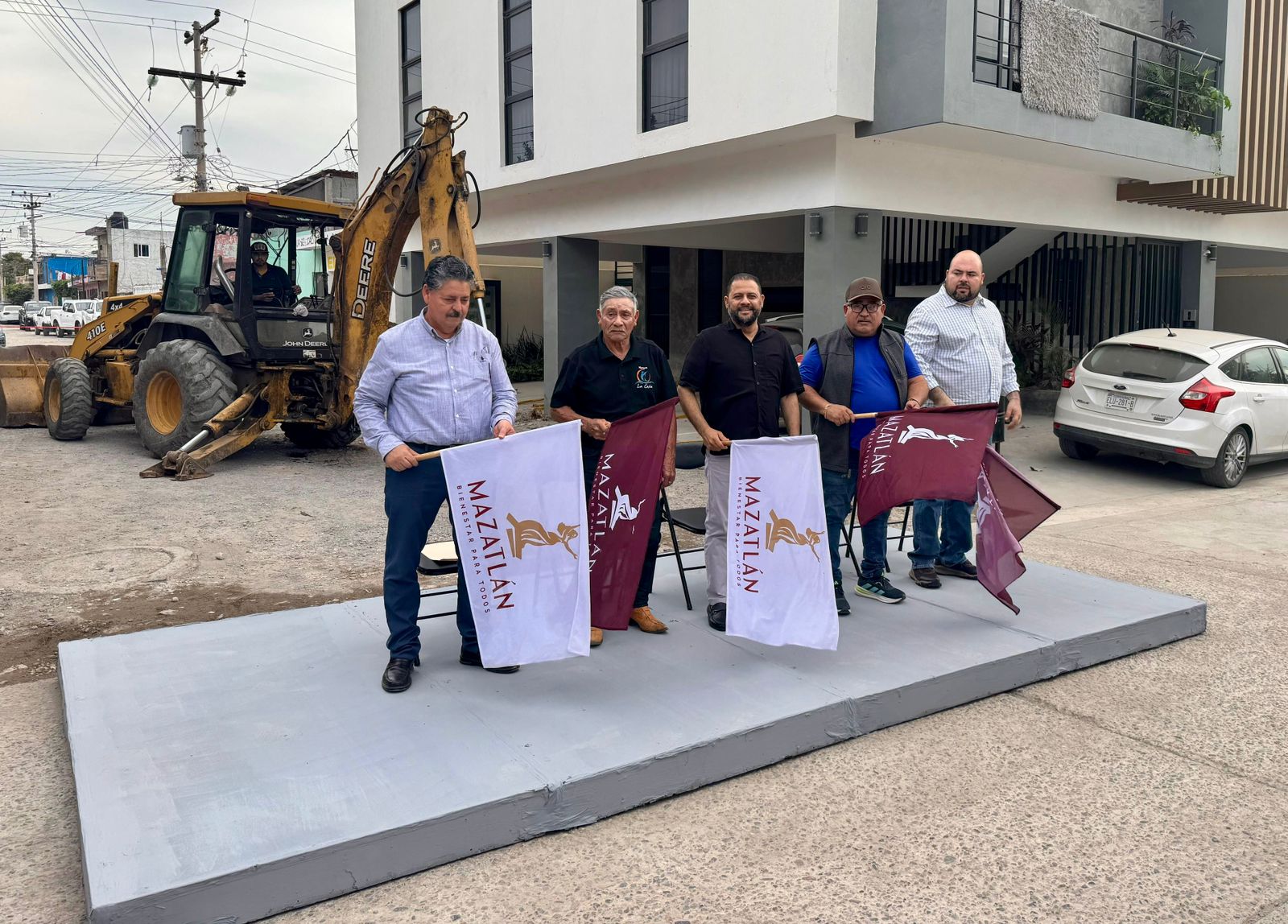 Pavimentación de calles en Mazatlán, Sinaloa