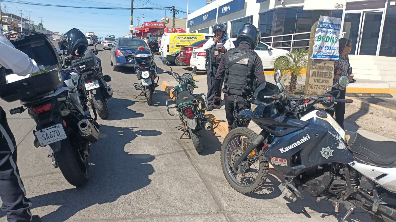 Policía en operativo