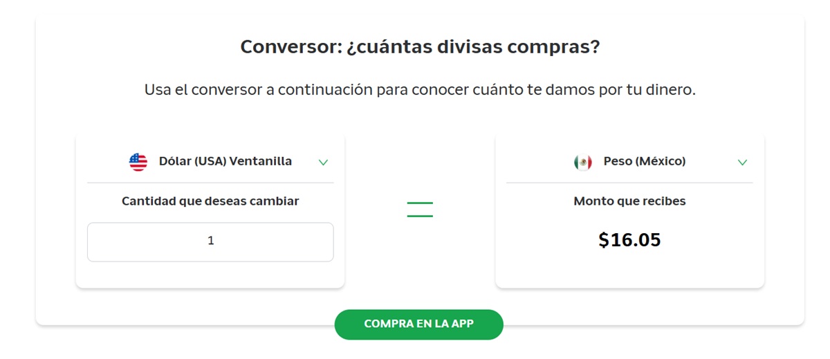 Precio del dólar en Banco Azteca