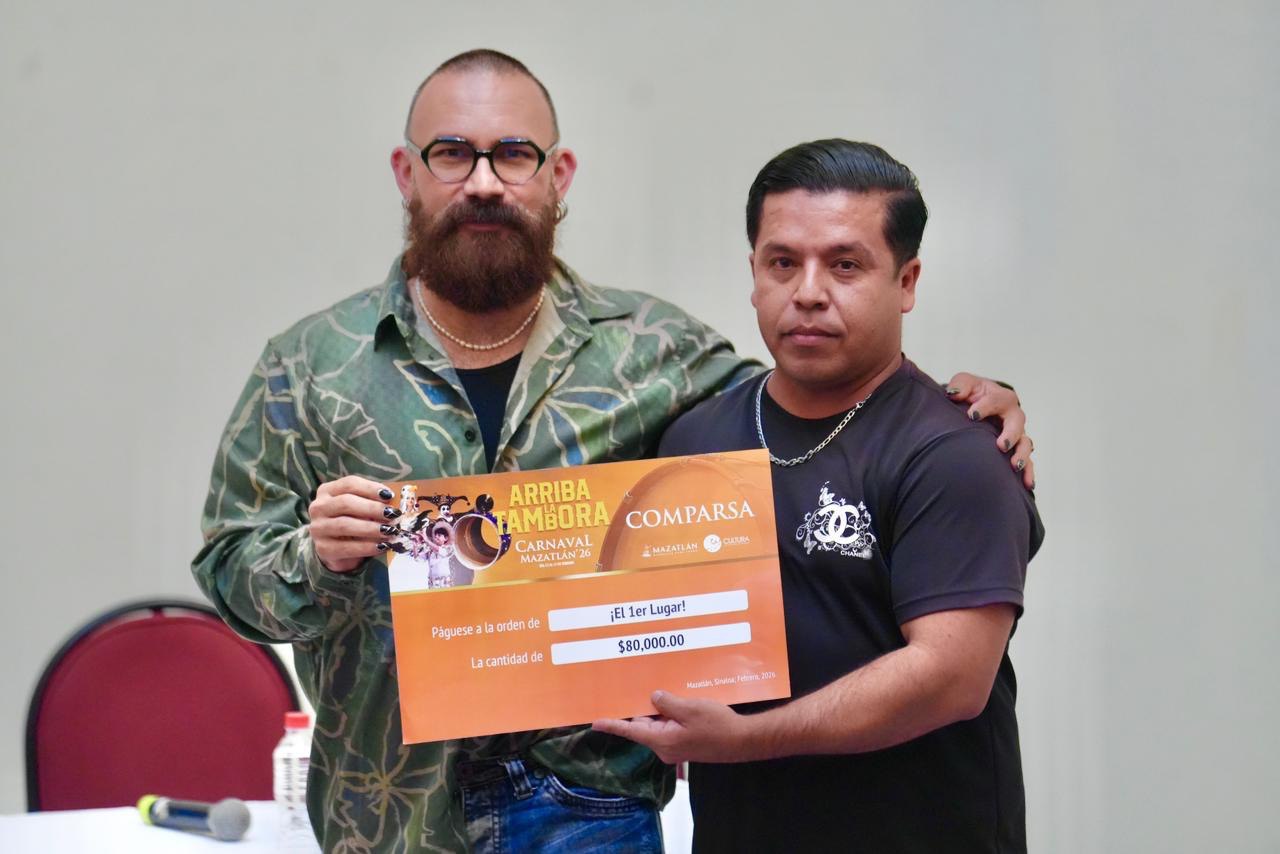 Cultura Mazatlán premia a comparsas que participaron en desfiles del Carnaval