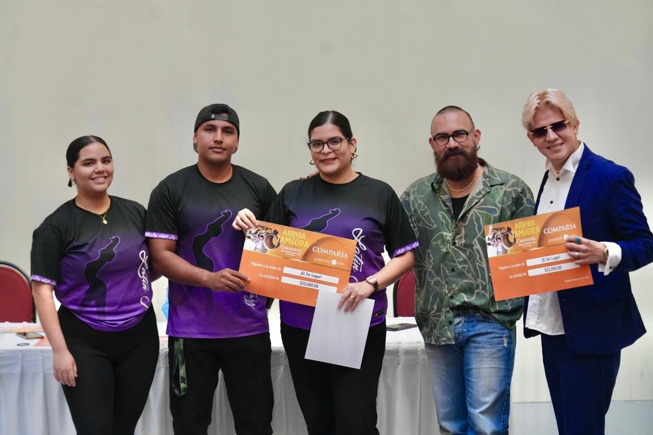 Cultura Mazatlán premia a comparsas que participaron en desfiles del Carnaval