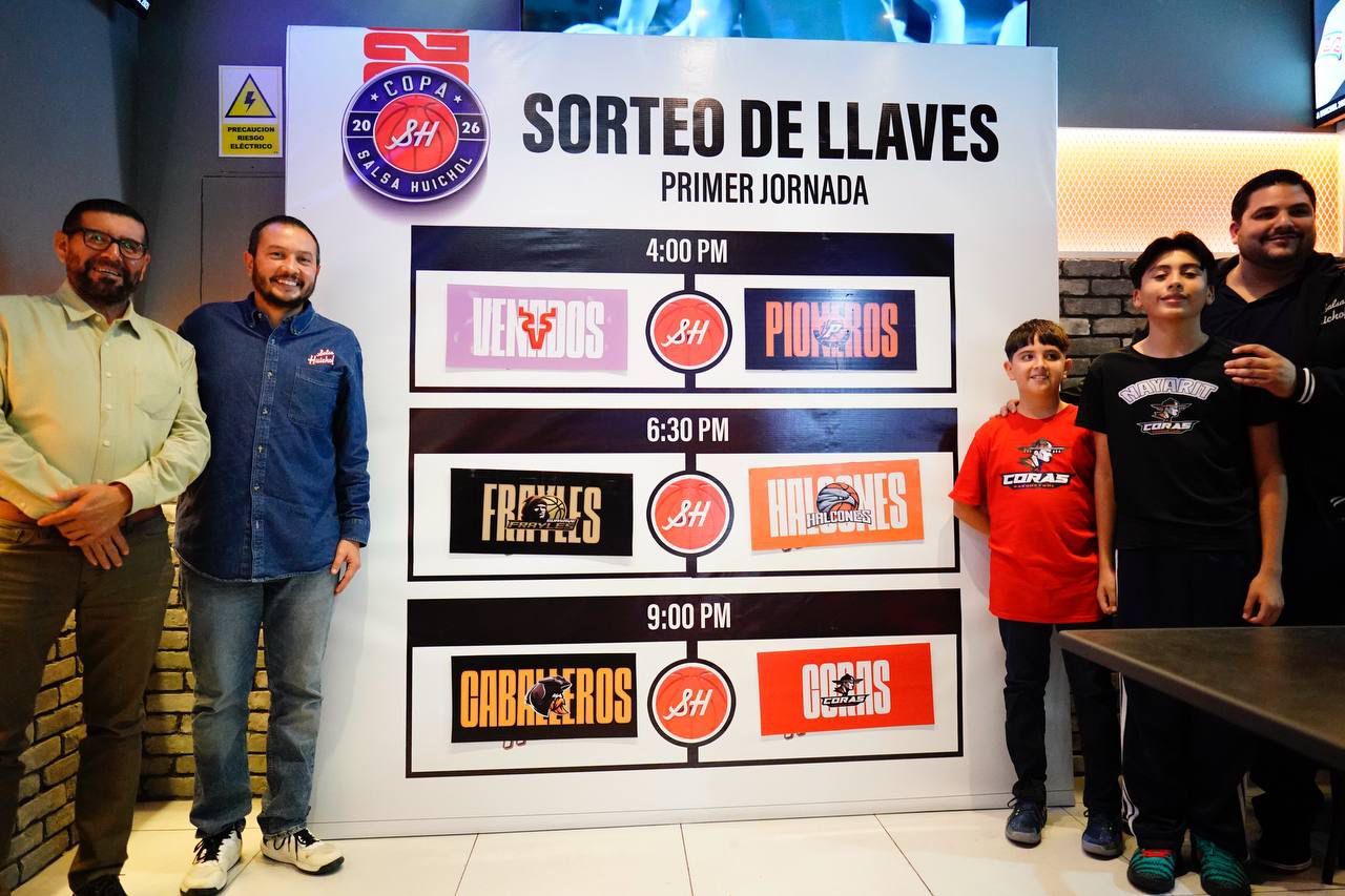 Primera jornada del sorteo de llaves de la Copa Salsa Huichol 2026