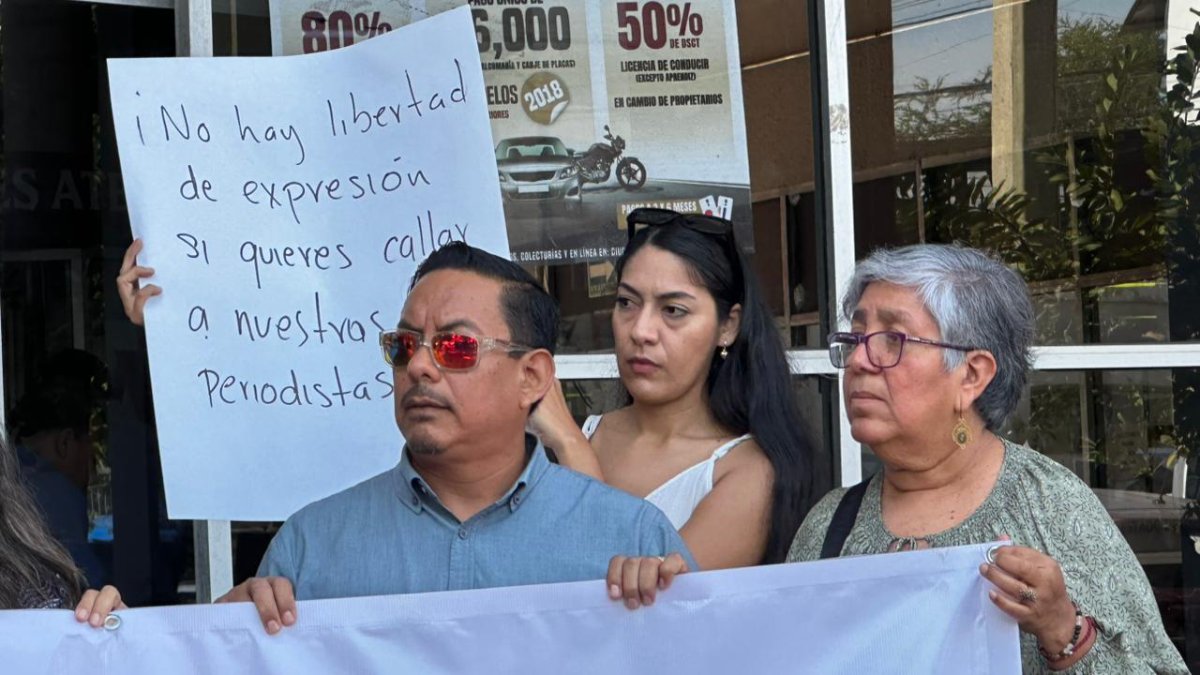 protesta gremio periodístico y activistas en mazatlan libertad