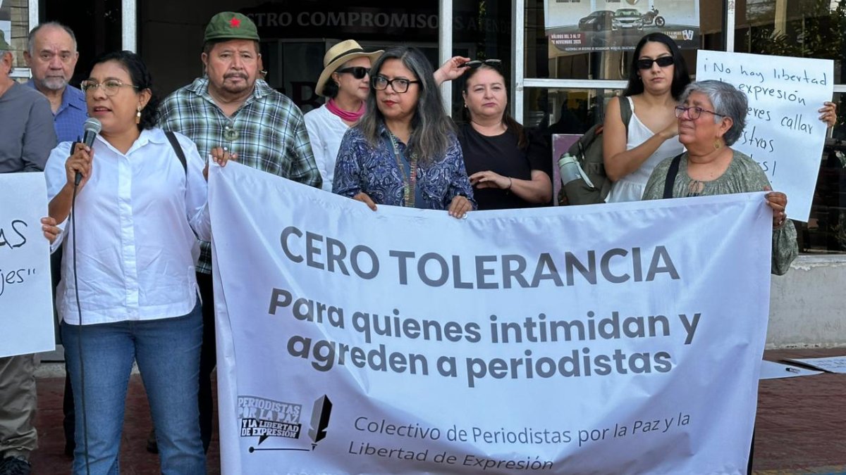 protesta gremio periodístico y activistas en mazatlan sin