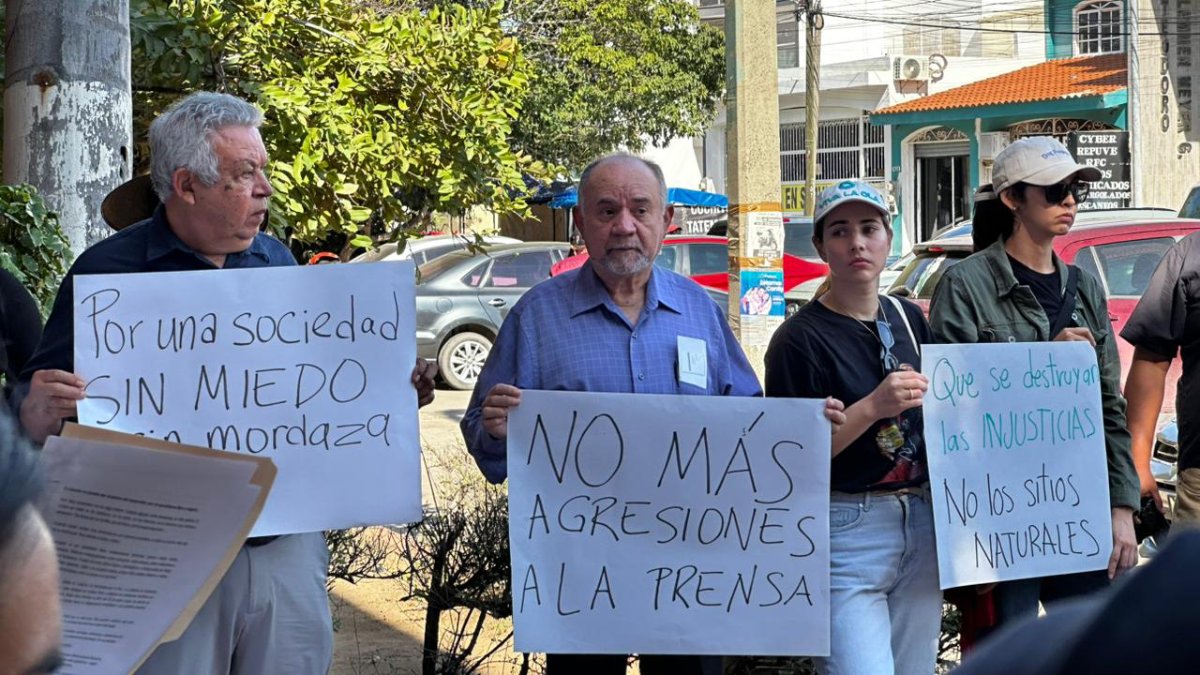 protesta gremio periodístico y activistas en mazatlan sociedad