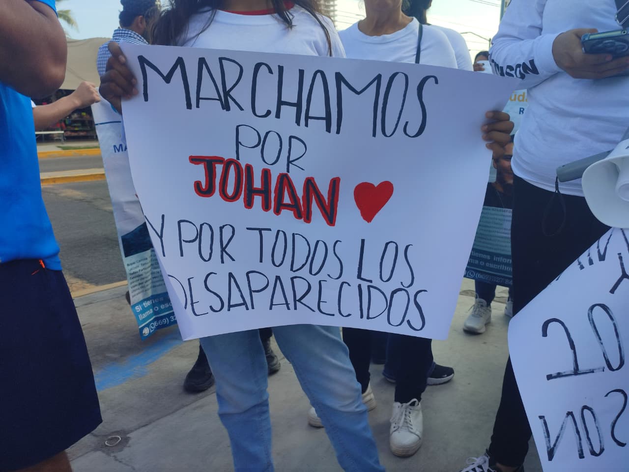 Protesta de familiares de desaparecidos en Mazatlán