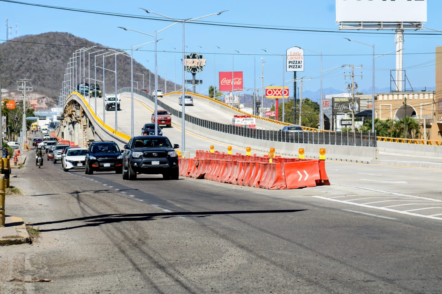 Paso elevado del puente salida norte de Mazatlán