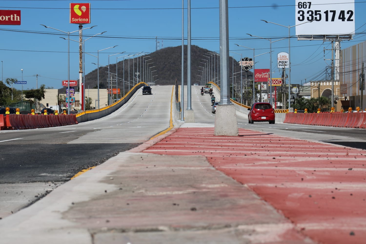 Paso elevado del puente salida norte de Mazatlán
