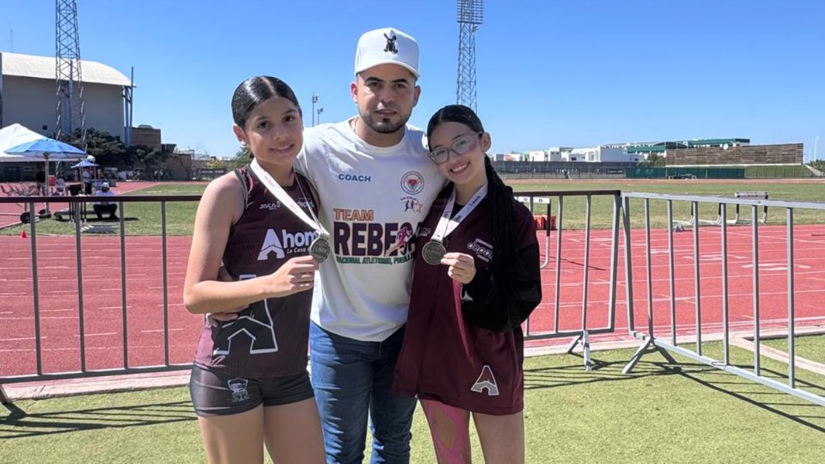 rebeca y maría victoria de los mochis consiguen plata en los juegos conade 2026 entrenador
