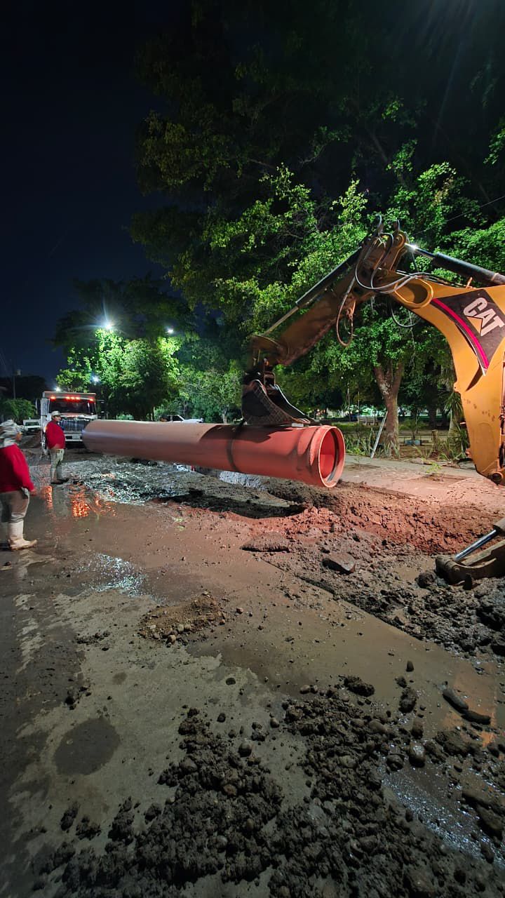 reponen drenaje colapsado en culiacan