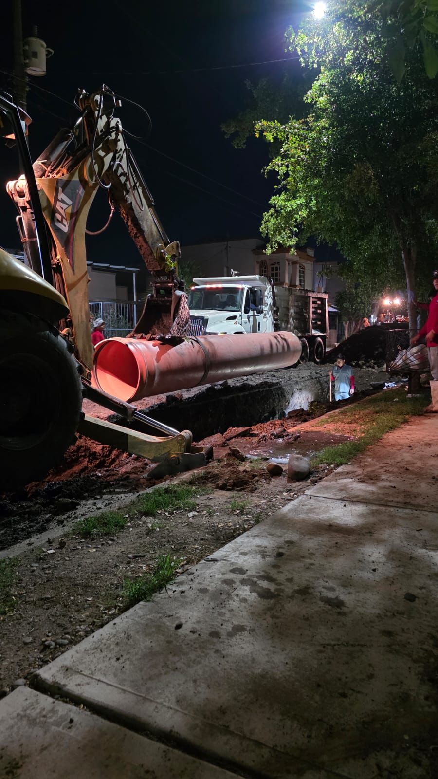 reponen drenaje colapsado en culiacan