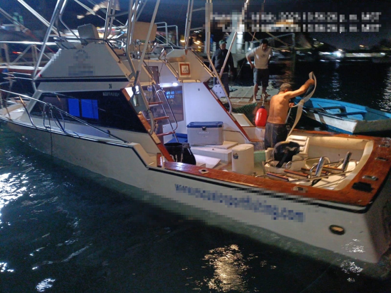 Rescatan a siete tripulantes durante el Combate Naval del Carnaval