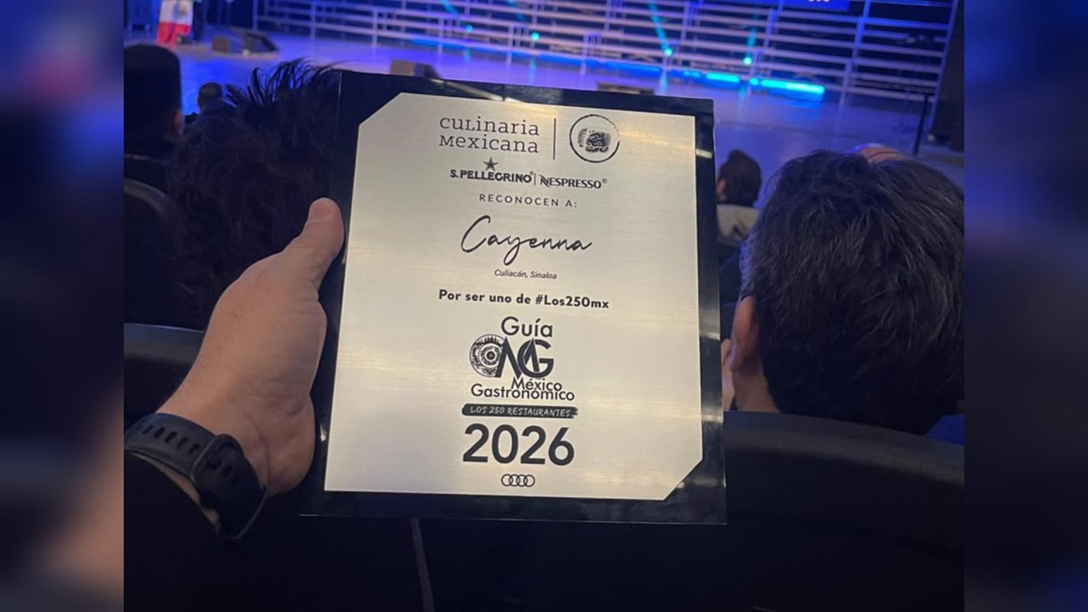 Restaurante Cayenna, entre los 250 mejores restaurantes de México