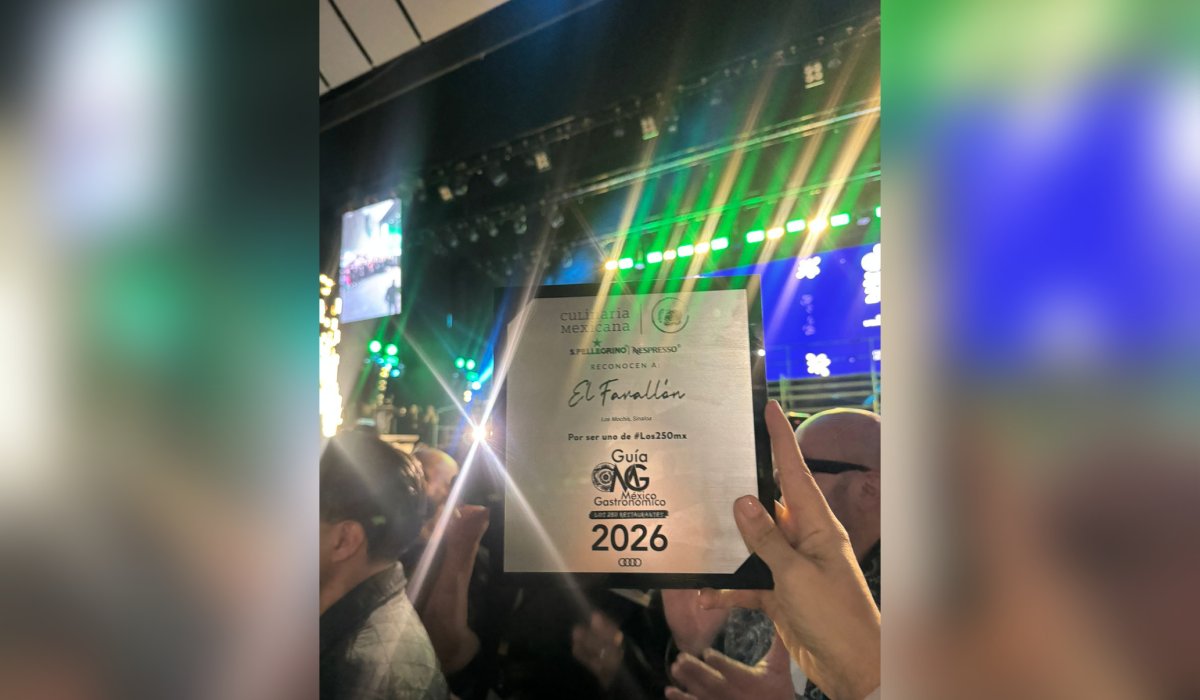 Restaurante El Farallón es reconocido en la Guía México Gastronómico 2026