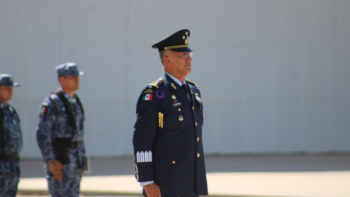 rinde protesta edgar campos como comandante de la base aerea militar no10 en culiacan elementos eventos