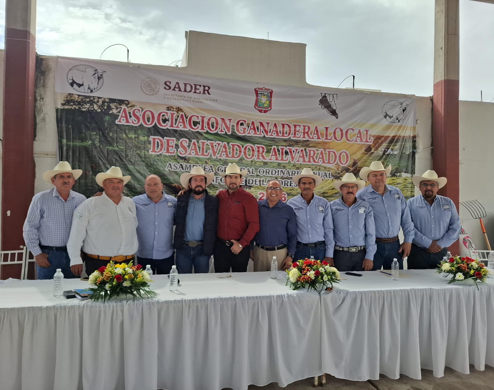 Geovanni Inzunza asume la presidencia de la Asociación Ganadera Local en Salvador Alvarado