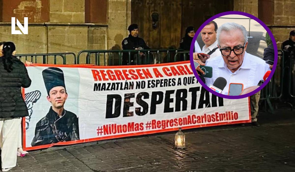 Rocha Moya habla sobre el caso de Carlos Emilio, duranguense desaparecido en Mazatlán