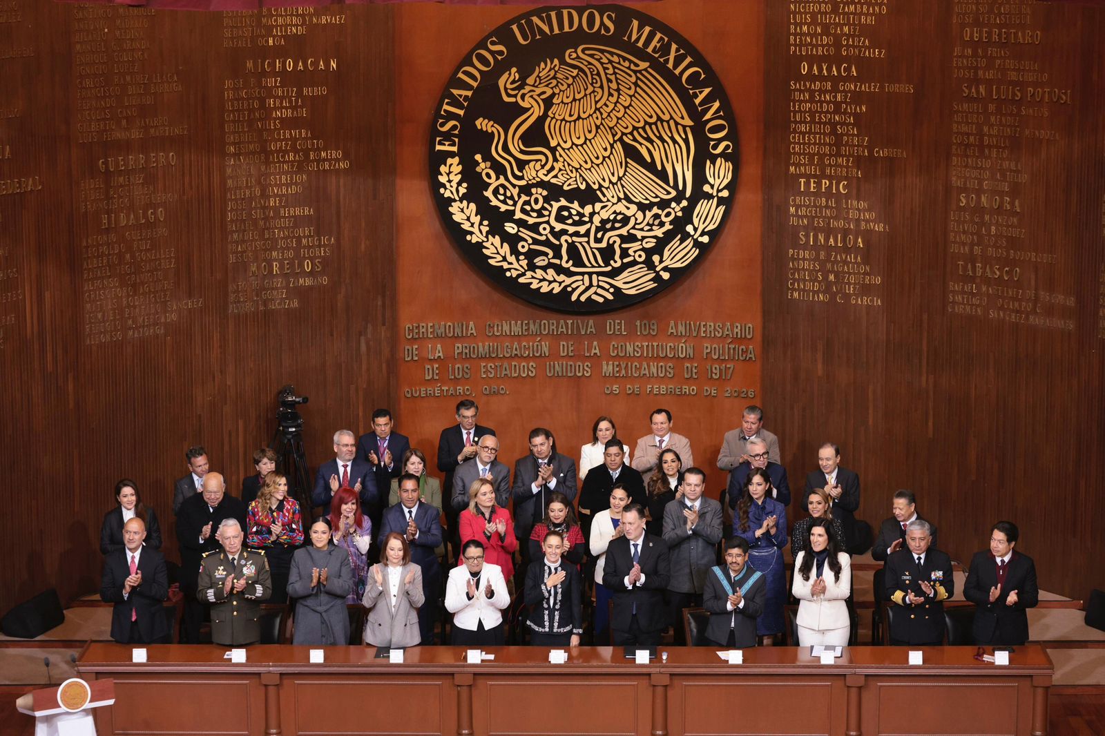 Conmemoración del 109 Aniversario de la Constitución