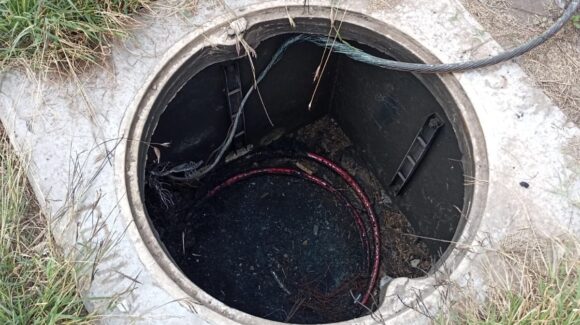 Distribuidor vial en Los Mochis, Sinaloa, estará a oscuras casi un mes por robo de cableado