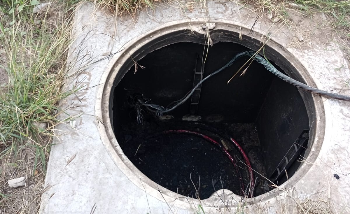 Se roban cableado del distribuidor vial en Los Mochis