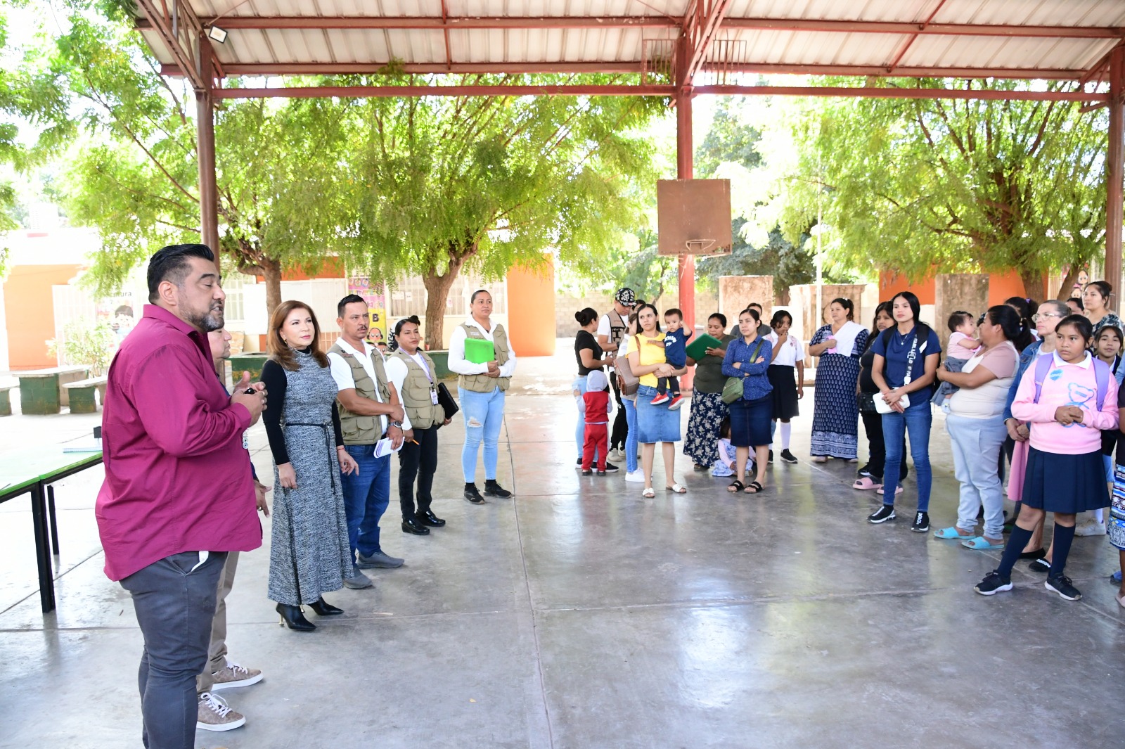 Jornada de Estrategia Integral de Acompañamiento en escuelas de Villa Juárez, Navolato