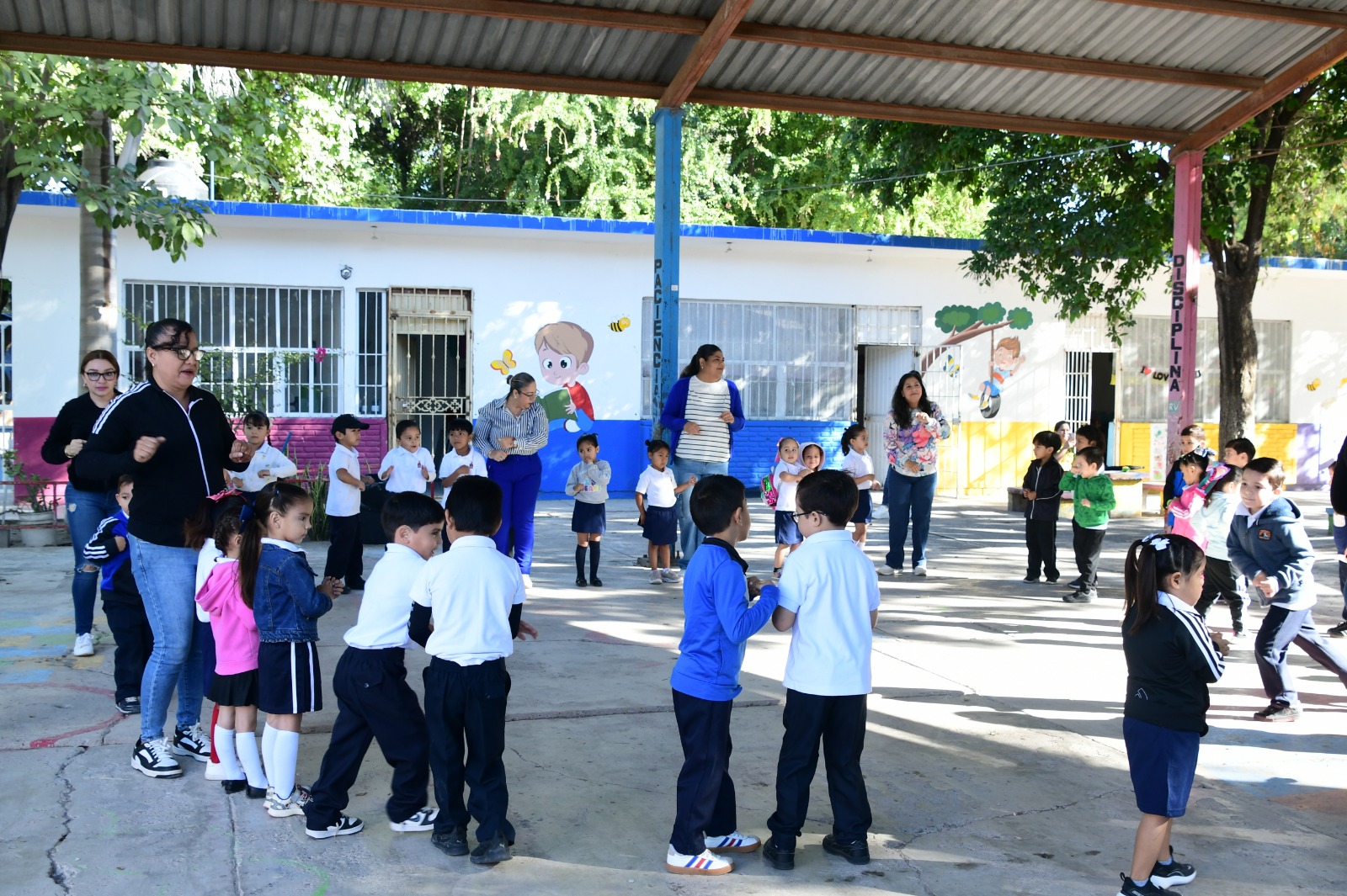 Jornada de Estrategia Integral de Acompañamiento en escuelas de Villa Juárez, Navolato