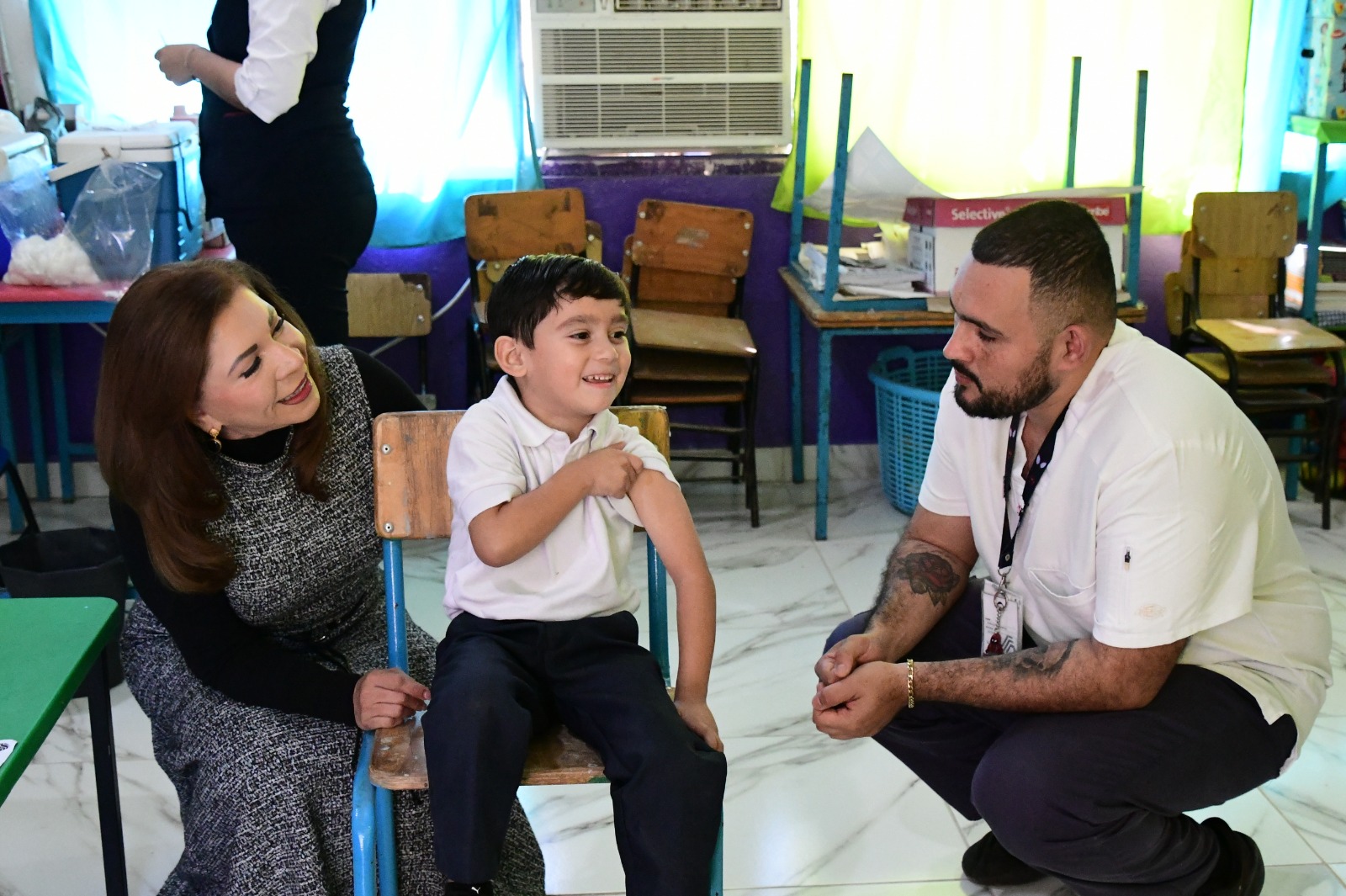 Jornada de Estrategia Integral de Acompañamiento en escuelas de Villa Juárez, Navolato