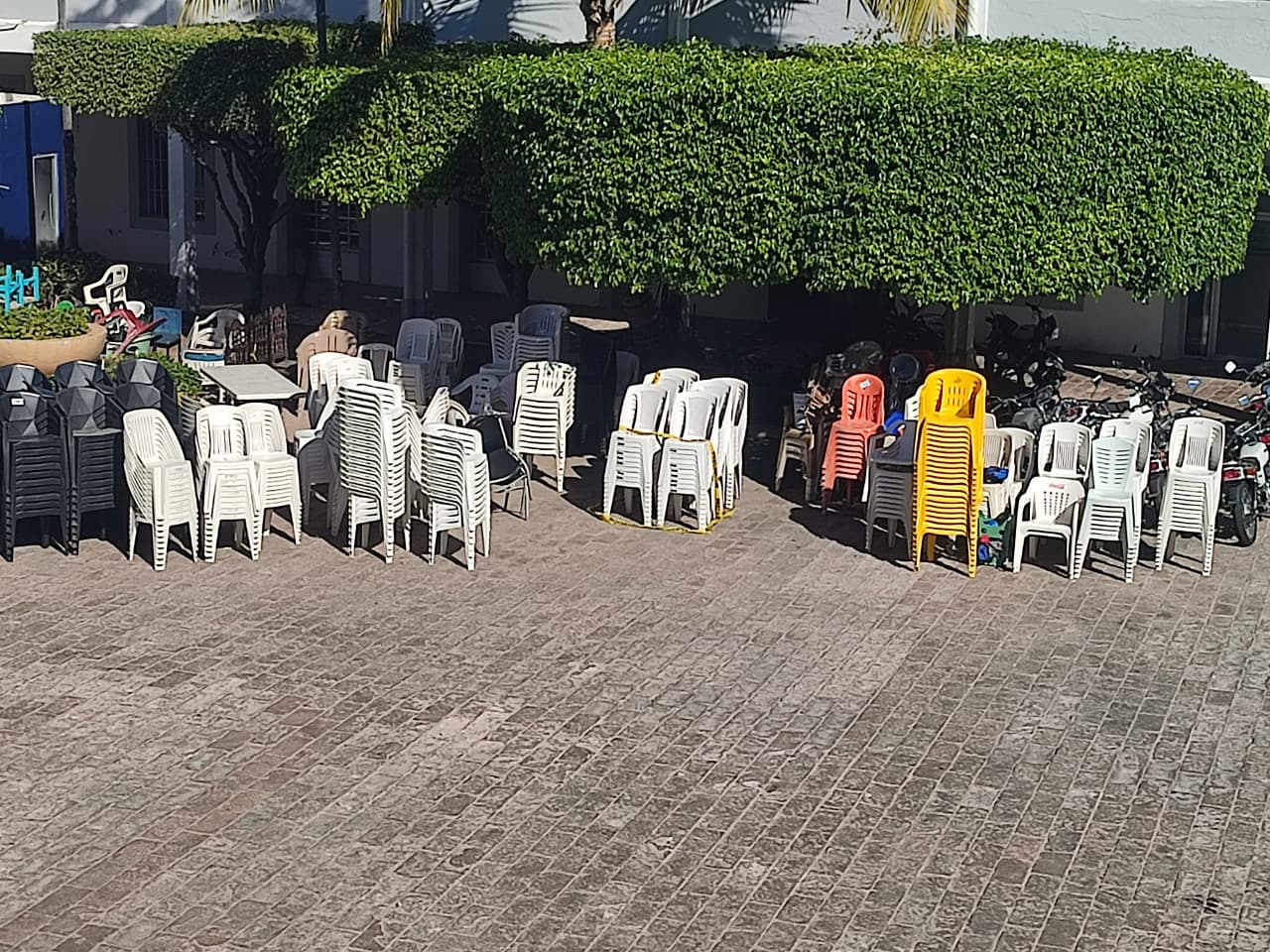 Sillas usadas en Carnaval Mazatlán 2026