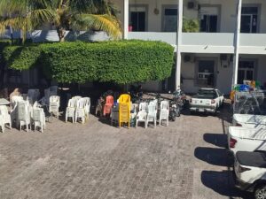 Sillas usadas en Carnaval Mazatlán 2026