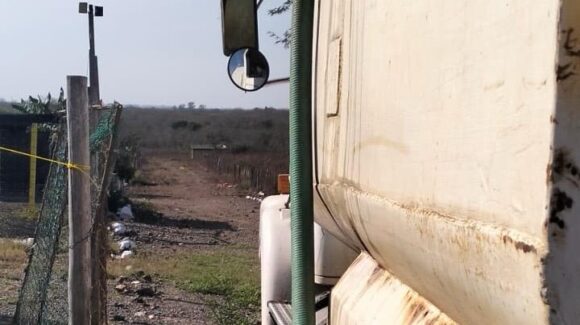 Japasa espera la llegada de dos pipas y apuesta por nuevos pozos para atender la escasez de agua, en Salvador Alvarado