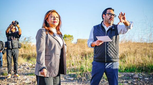 Sector Lomas de San Isidro en Culiacán, Sinaloa, tendrá un plantel CBTis; Juan de Dios Gámez y Gloria Himelda Félix supervisan el terreno