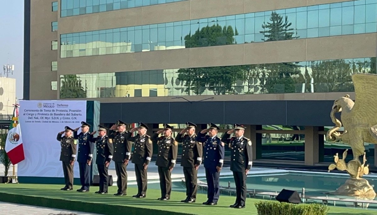 Toma de posesión de nuevos cargos militares en CDMX