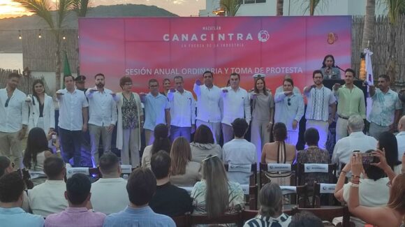 Asume Mauricio Aguilar la presidencia de Canacintra Delegación Mazatlán, Sinaloa