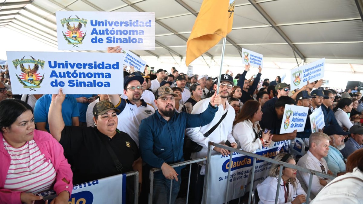uas muestra su apoyo a la presidenta sheinbaum asistentes