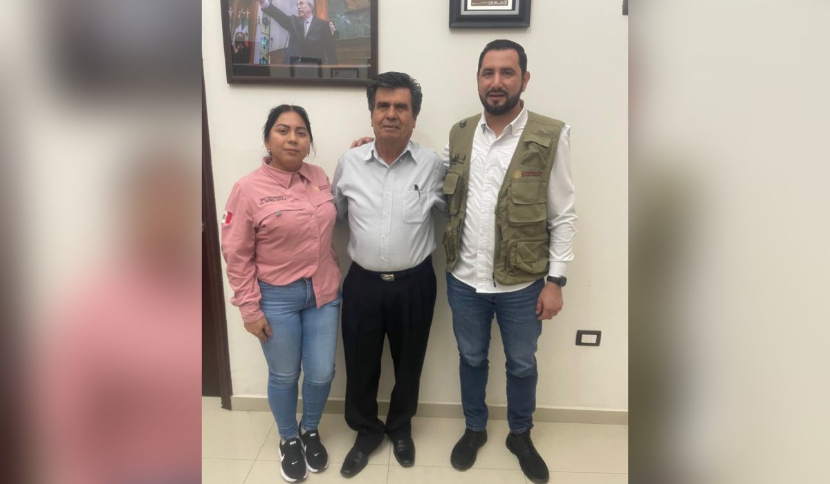 Enrique Parra y Ulises Peña en Mocorito dan cuenta de los beneficiados de los Programas del Bienestar