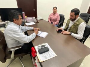 Enrique Parra y Ulises Peña en Mocorito dan cuenta de los beneficiados de los Programas del Bienestar