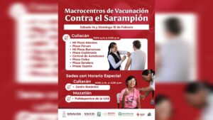 vacunate contra el sarampion en los macrocentros en culiacan sinaloa