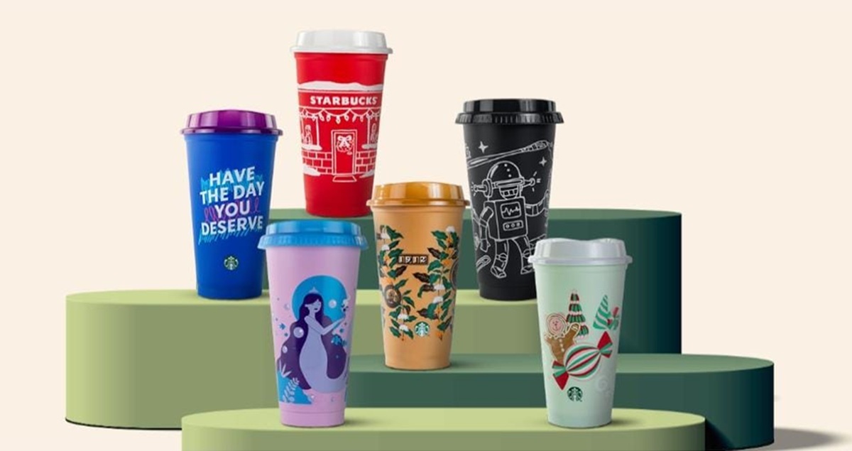 Vasos reutilizables de Starbucks
