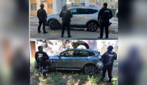 Vehículos asegurados en Culiacán, Sinaloa