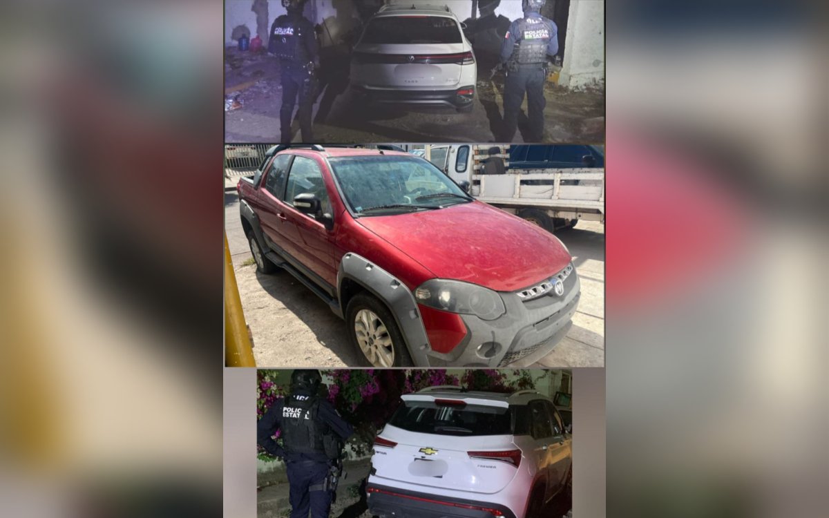 Recuperan 3 vehículos robados en distintos puntos de Culiacán