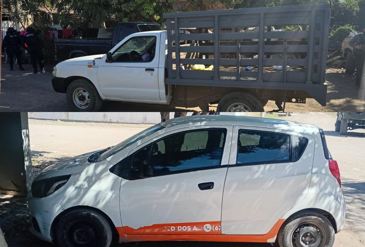 Vehículos recuperados de Culiacán