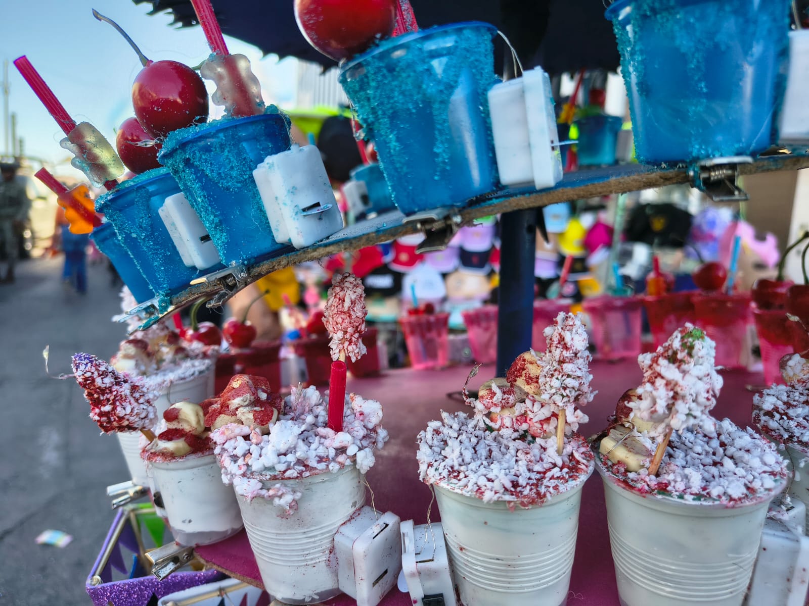 Vendedores en el Carnaval de Mazatlán 2026