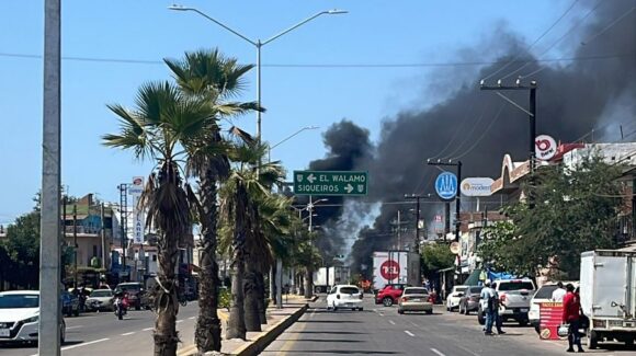 Ya hay circulación: Liberan bloqueos en Villa Unión al sur de Mazatlán, Sinaloa