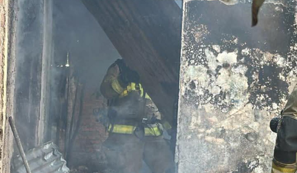 Vivienda se incendia en Casa Redonda, Mazatlán