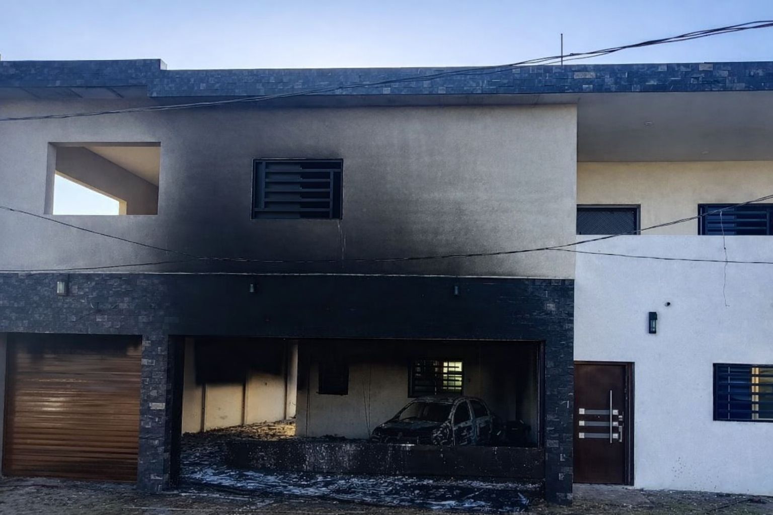 Vivienda vandalizada en Lomas del Magisterio, Culiacán, Sin.