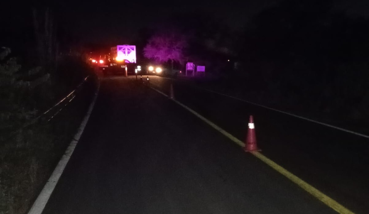 Volcadura de tráiler en la carretera Pericos-Badiraguato